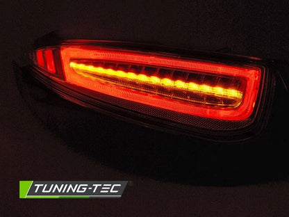 FARI FANALI POSTERIORI LED TAIL LIGHTS RED WHITE PORSCHE 911 997 09-12