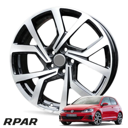 4 CERCHI IN LEGA 19 5x112 VW GOLF 5 6 7 STYLE BRESCIA 7.5J ET51