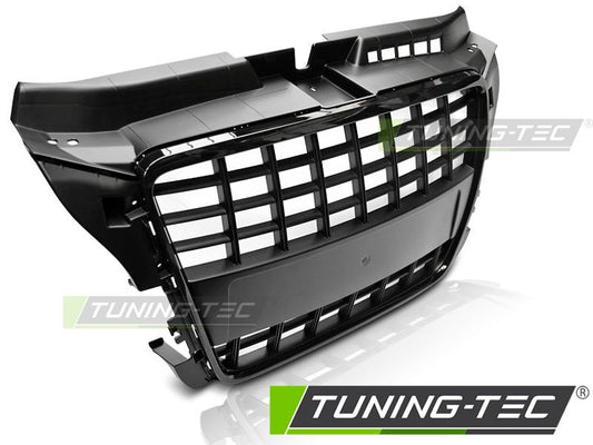 GRIGLIA ANTERIORE NERO LUCIDO STYLE S3 RS3 PER AUDI A3 8P 2008-2012