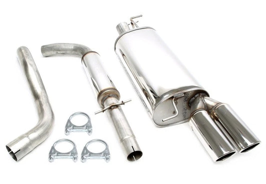 TERMINALE + CENTRALE DI SCARICO ACCIAIO INOX GOLF 5 1997 - 2005 1.8T - 1.9TDI