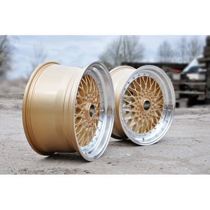 4 CERCHI IN LEGA STYLE BBS RS 18 5X120 BMW E36 E46 E90 E92 8J ET35