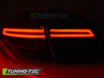 COPPIA FARI FANALI POSTERIORI PORSCHE CAYENNE 10-15 BLACK LED SEQUENZIALE
