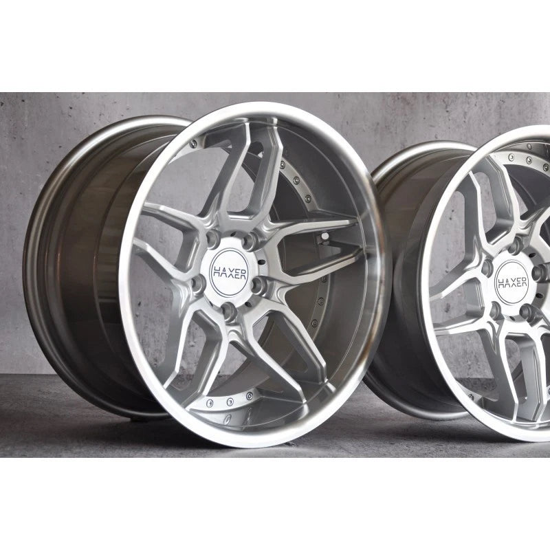 4 cerchi in lega BMW HAXER 19 5x120 BMW E90 E92  F10 F11 8.5J ET35 10ET40 HX030