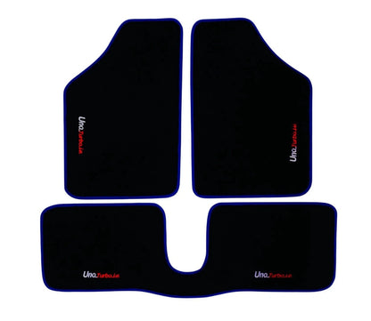 tappetini auto fiat uno turbo i.e mk1/mk2 qualsiasi Colore Realizzabile.