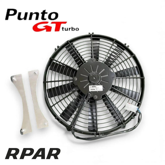 Ventola Maggiorata Spall+ Staffe Fiat Punto Gt Per Radiatore Acqua Originale