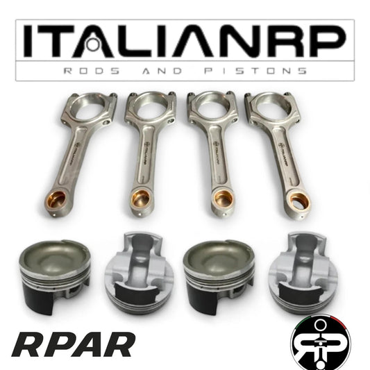 PISTONI Forgiati Gold + bielle Gold Italian RP 500 Abarth Grande Punto MiTo 1.4