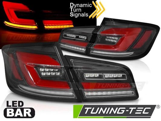 Coppia fari fanali posteriori Led per BMW Serie 5 F10 2010 2017 black fumè