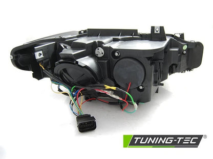 Coppia Fari Fanali F30 F31 LCI 2015 2018 ANGEL EYES LED Cromato ALOGENI
