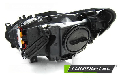 Coppia di Fari Anteriori Angel Eyes per BMW F20 F21 2011-2014 LED Neri