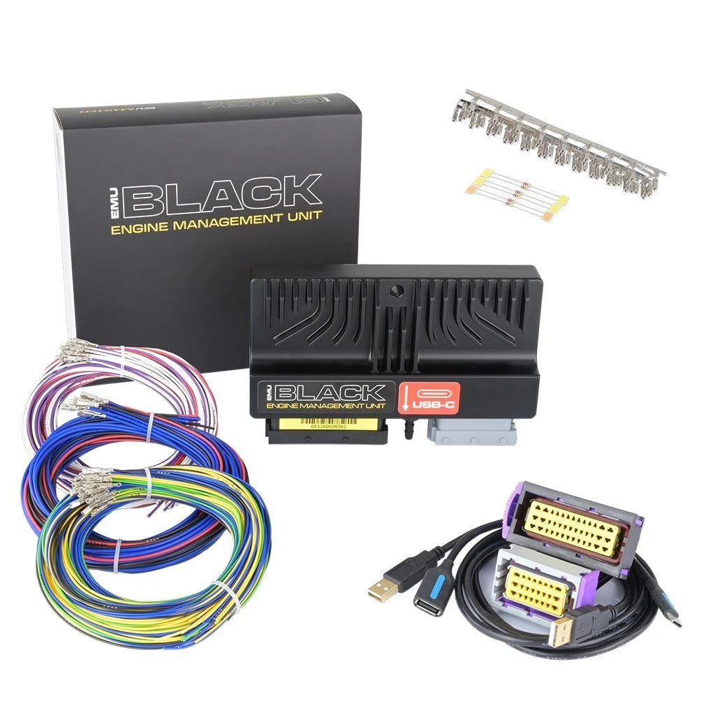 KIT CENTRALINA MOTORE EcuMaster EMU BLACK USB-C + CABLAGGIO