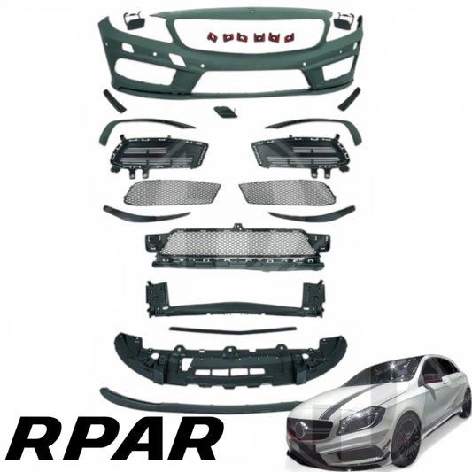Paraurti anteriore look AMG A45 PER Mercedes Classe A W176 dal 2012 2018