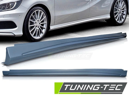 MINIGONNE LATERALI PER MERCEDES CLASSE A W176 AMG LOOK