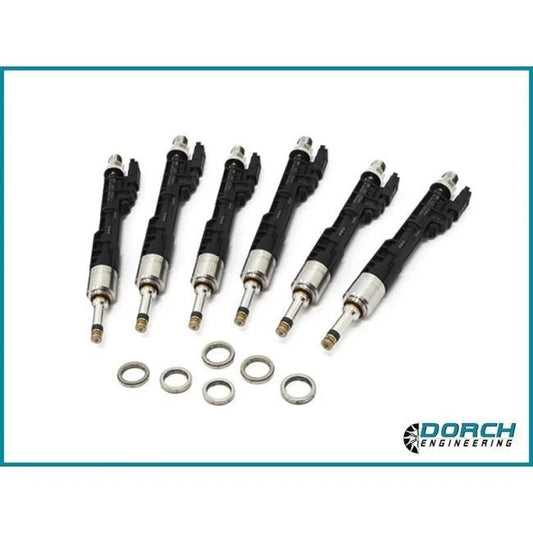 INIETTORI MAGGIORATI Dorch Engineering N55/S55 - S63 EURO 5 F80 F82 F87 M3 M4 M2 F20 F21 F22 F23 F30 F31 F34 F10 F11 F25 F26 F1 F16 E8X E9X E84 E70 E71 135i 335i 535i 235i x3 x4 35i