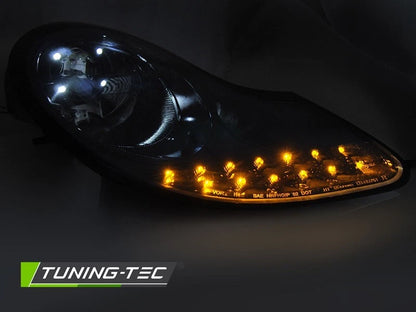 FARI ANTERIORI CON LED PORSCHE BOXSTER / 911 996 dal 1996 al 2004