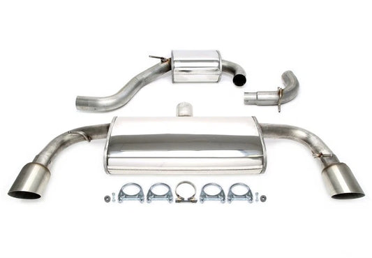 CENTRALE E FINALE MARMITTA acciaio inox 1x100mm Sharp, adatto per VW Golf VI GTI