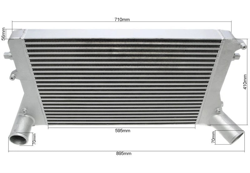 KIT Intercooler maggiorato VW GOLF 5 Audi A3 TT 8P 1.8 TFSI / 2.0 TFSI / 2.0 TDI