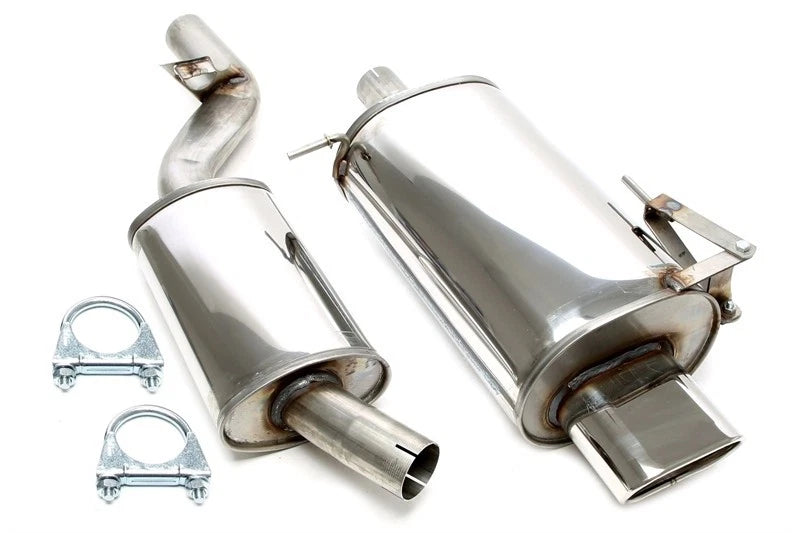 scarico in acciaio inox TA Technix 70x140mm adatto per BMW Z3 E36 1.8 8V