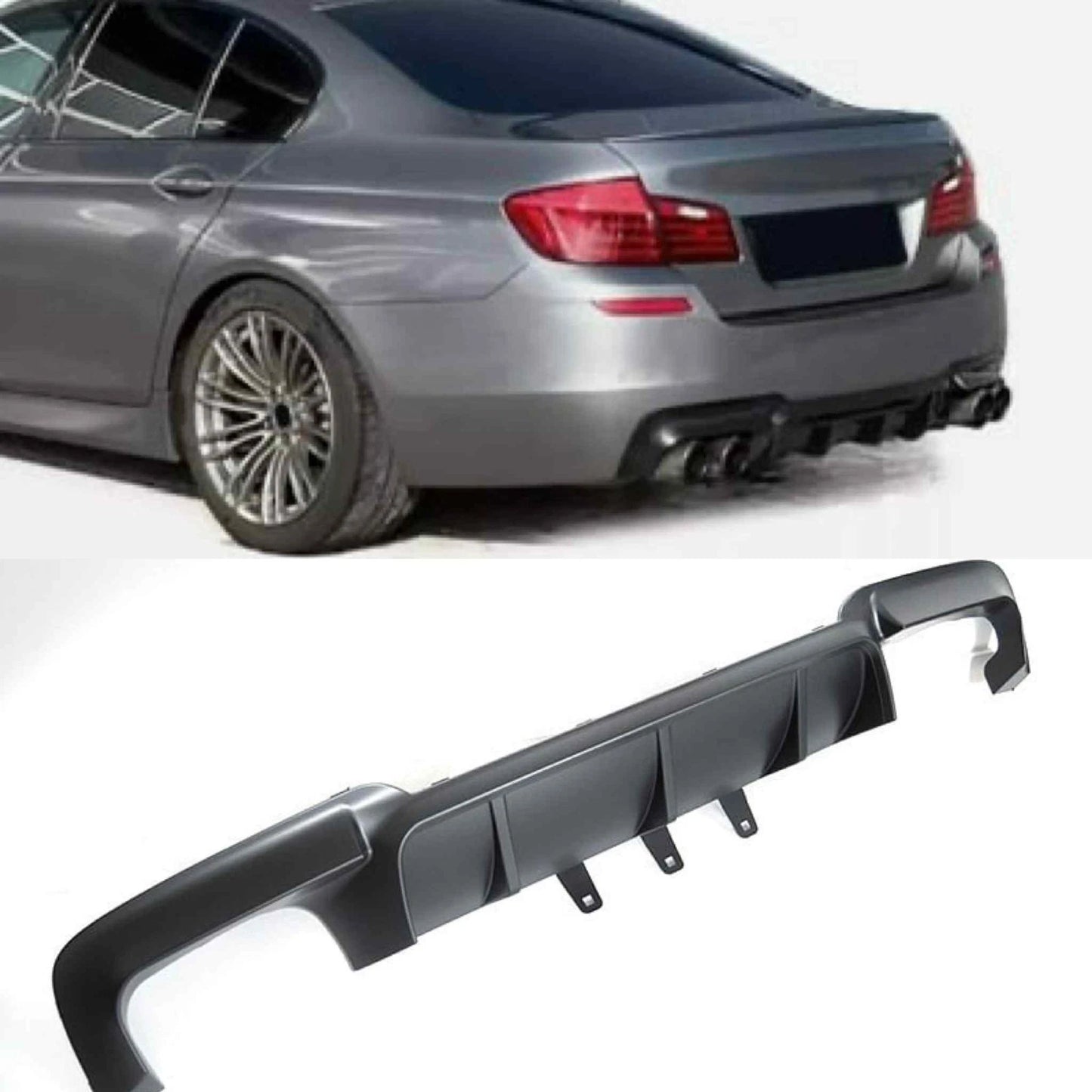 Diffusore PERFORMANCE DOPPIO SCARICO posteriore BMW Serie 5 F10 F11