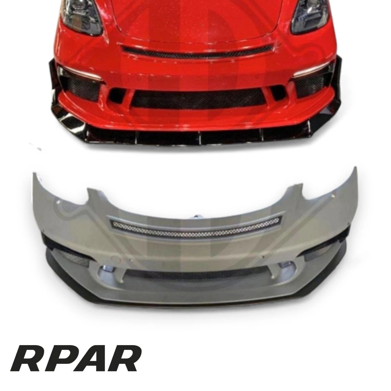 kit Paraurti anteroire + posteriore per Porsche Cayman 718 16-19 style GT3