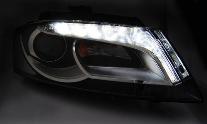 Coppia Fari Anteriori Audi A3 8P 08 - 12 led Dayline DRL