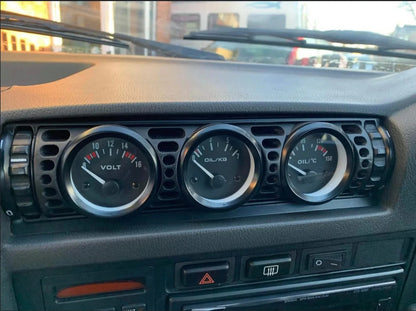SUPPORTO PORTA MANOMETRI A 3 FORI 52MM BMW E30