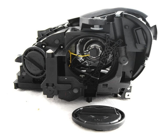 COPPIA FANALI FARI ANTERIORI LED NERO MERCEDES W204 2011 - 2014