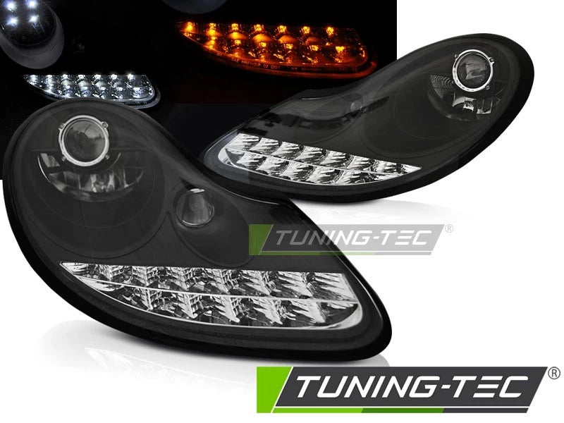 COPPIA FARI ANTERIORI LED PORSCHE BOXSTER 911 996 dal 1996 al 2004