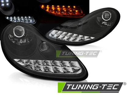 COPPIA FARI ANTERIORI LED PORSCHE BOXSTER 911 996 dal 1996 al 2004
