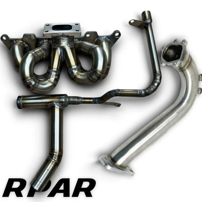 Kit Collettore scarico a Cuore Abarth 500 595 695 1.4 T-Jet iHi 1446 TD04 GTX GBC G25 INCLUSO DOWNPIPE