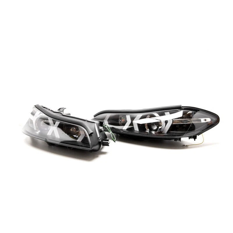 COPPIA FARI FANALI ANTERIORI ANGEL EYES NISSAN SILVIA S15 200SX Navan 78Works