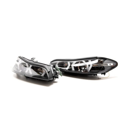 COPPIA FARI FANALI ANTERIORI ANGEL EYES NISSAN SILVIA S15 200SX Navan 78Works