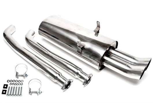 scarico in acciaio inox TA Technix 2x76mm DTM per BMW E36 325i 328i