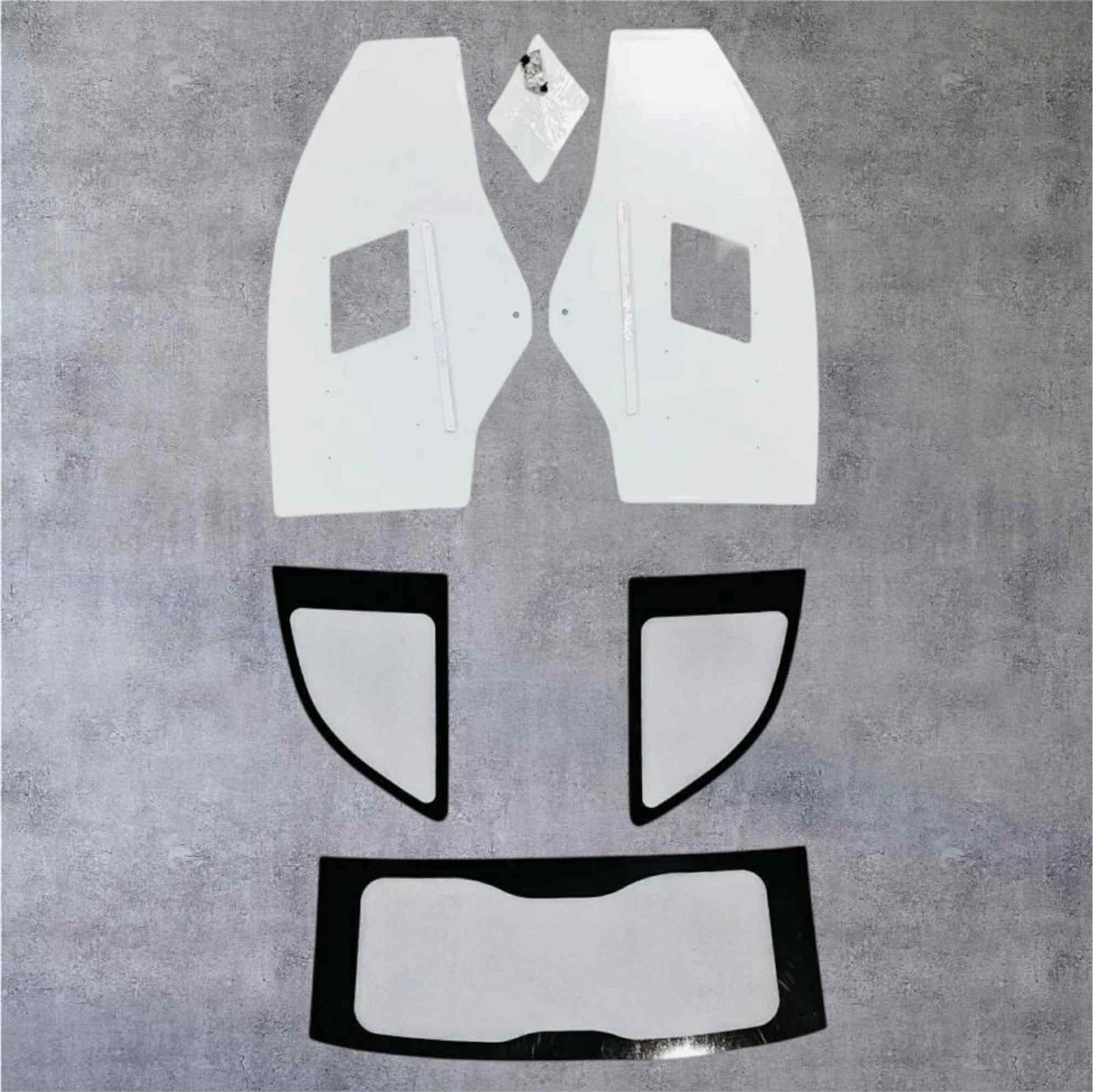 Kit vetri Pista policarbonato alleggeriti Abarth 500/595/695