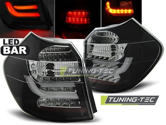 FANALI FARI POSTERIORI A LED BMW E87 E81 FONDO NERO
