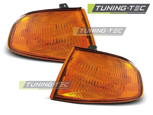 COPPIA FRECCE ANTERIORI HONDA CIVIC 1991 1995 ARANCIO