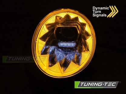 FARI ANTERIORI LED DINAMICI CROMO PER MINI COOPER F54 F55 F56 14-21
