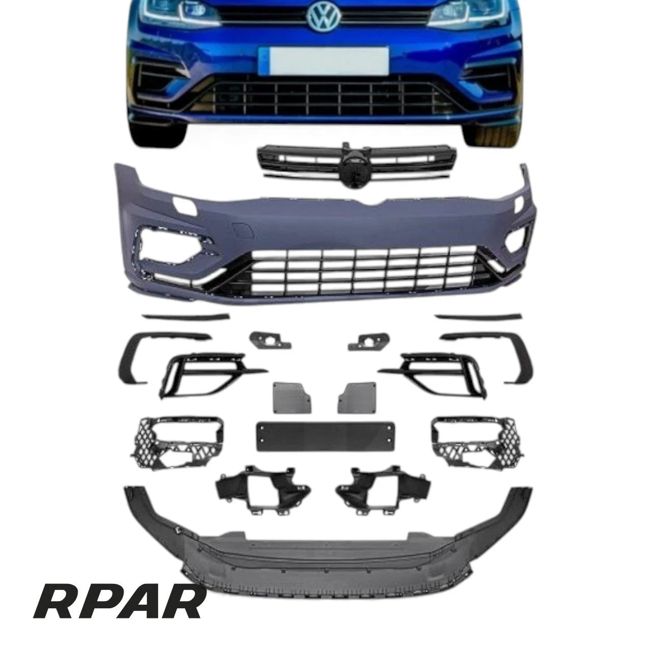PARAURTI ANTERIORE GOLF 7.5 STILE R 2017 - 2021