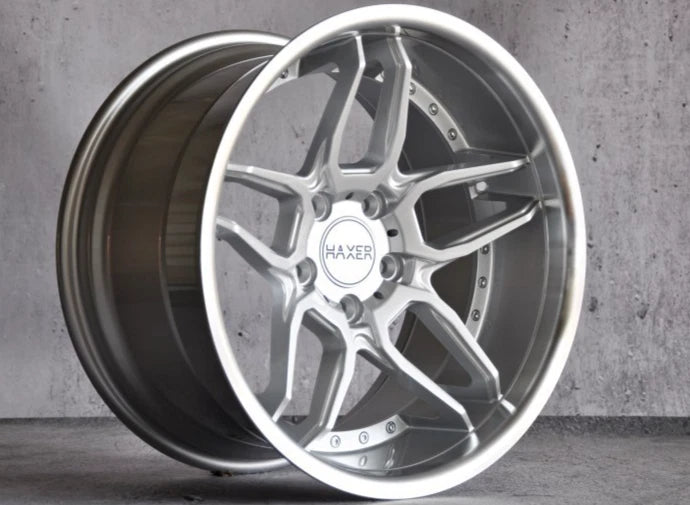4 cerchi in lega BMW HAXER 19 5x120 BMW E90 E92  F10 F11 8.5J ET35 10ET40 HX030