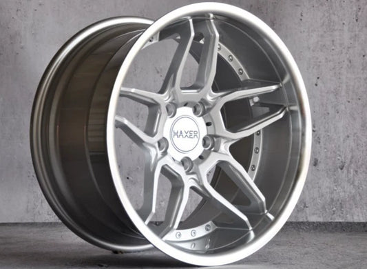 4 cerchi in lega BMW HAXER 19 5x120 BMW E90 E92  F10 F11 8.5J ET35 10ET40 HX030
