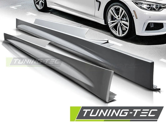 COPPIA Minigonne laterali M4 LOOK per BMW Serie 4 F32 F33 2013-2019