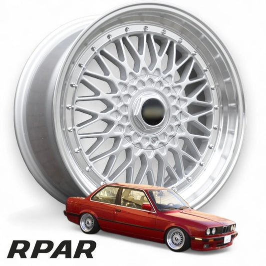 4 CERCHI STYLE BBS RS 16 4x100 BMW 3 E21 E30 9J ET20