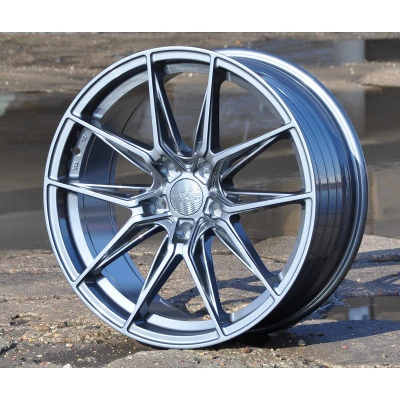 4 CERCHI IN LEGA HAXER 18 5X112 8J ET40 Audi VW Seat Skoda GOLF HX036 DUE COLORI