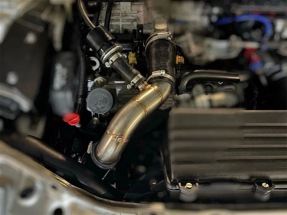 Tubo aspirazione Rinforzato In acciaio inox Con Attacco pop off Fiat Punto GT