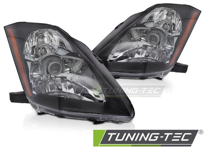 COPPIA FARI FANALI ANTERIORI NISSAN 350Z 03-05 NERO