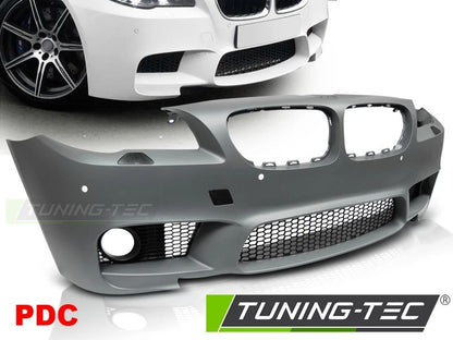 PARAURTI ANTERIORE M5 STYLE BMW serie 5 F10 F11 LCI 2013 - 2017 con fori sensori