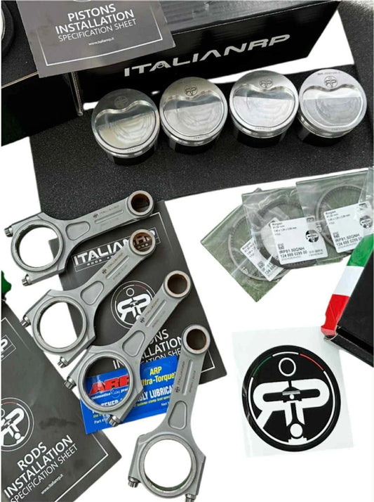 KIT PISTONI E BIELLE GOLD FORGIATI ITALIAN RP FIAT PUNTO GT E UNO TURBO I.E.
