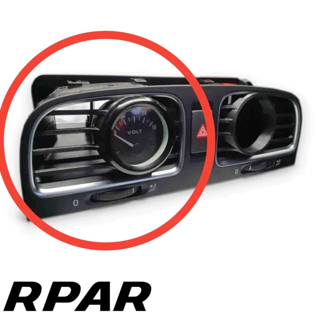 2 SUPPORTI PORTA MANOMETRO CENTRALE VOLKSWAGEN GOLF VI MK6 2008-2013 GTI DA 52MM