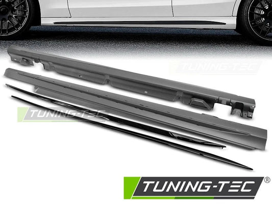 COPPIA MINIGONNE LATERALI AMG STYLE MERCEDES CLASSE C W205 2014 - 2021