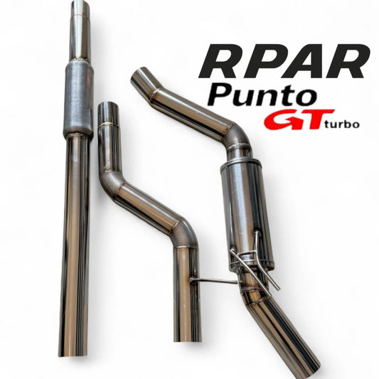 Linea di scarico centrale più terminale finale Fiat Punto GT 1993 - 1999