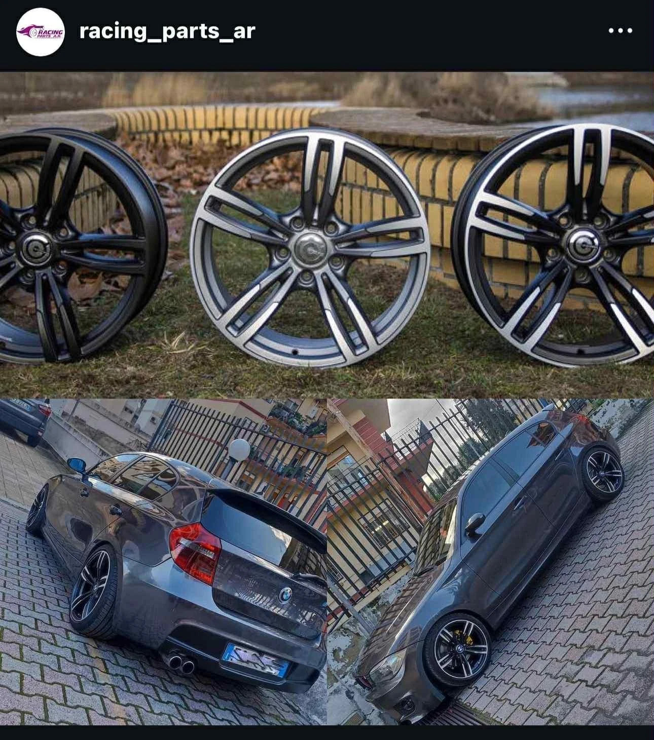 4 cerchi in lega 18 per BMW  437M 5x120 8J ET34 E87 E90 E Altre